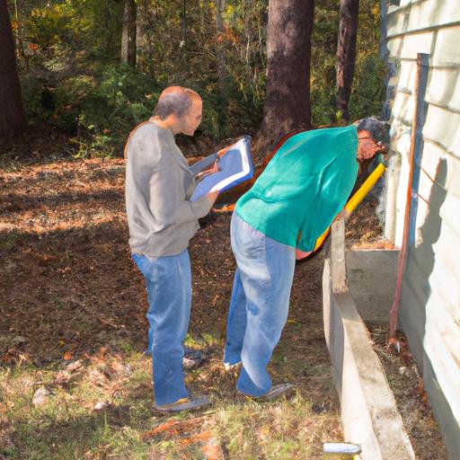 On-site inspection for estimating foundation repair costs