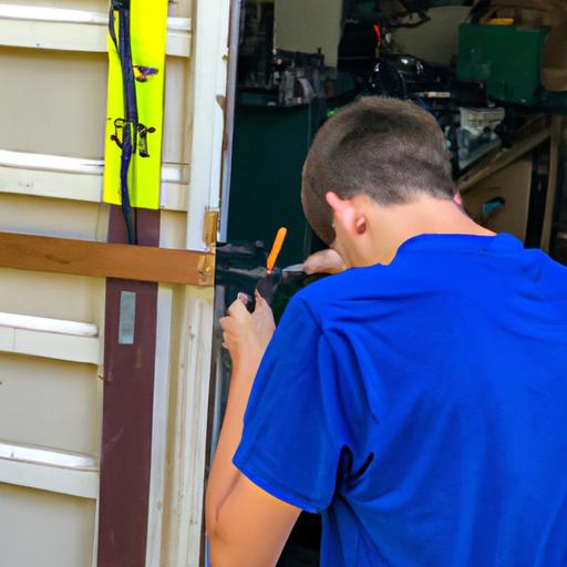 Step-by-step guide on fixing a garage door cable