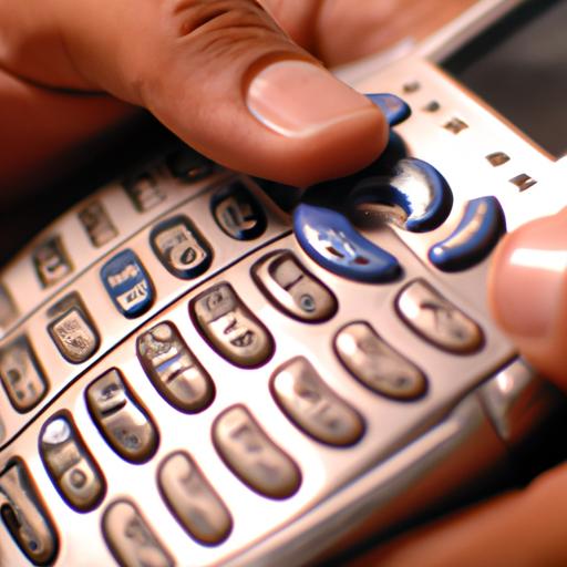 The large buttons of a keypad phone provide an enhanced tactile experience for typing and dialing.
