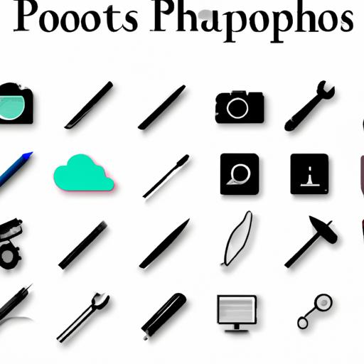 Illustration of Photoshop tools