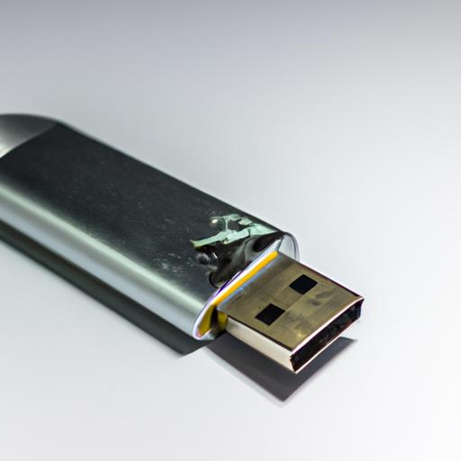 Physical damage on a USB flash drive